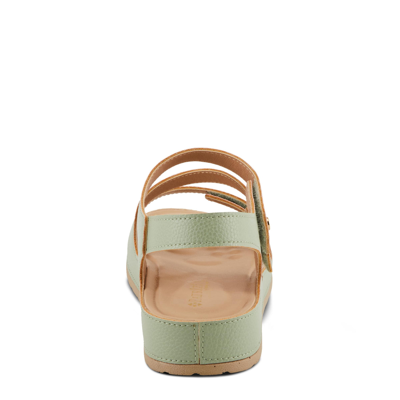 PATRIZIA Women's AREZA Asymmetrical Slingback Flat Sandals Olive Green EU 36 / US 5.5-6