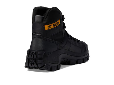 Caterpillar Invader Hiker Waterproof Composite Toe Work Boot Men Black