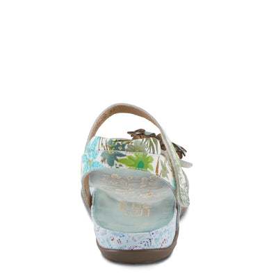 L'Artiste by Spring Step Women's Gladystee Sandal, Teal Multi, 9