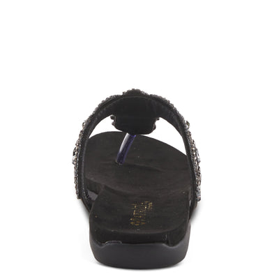 PATRIZIA Women's Fiesole Slide Sandal Black EU 39 / US 8.5