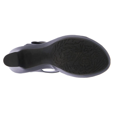 PATRIZIA Spring Step Dade Sandals for Women - Ladies Casual Platform Sandal with Hook and Loop - Slip-On Womens Sandals for Any Event - Navy EU 37 / US 6.5-7