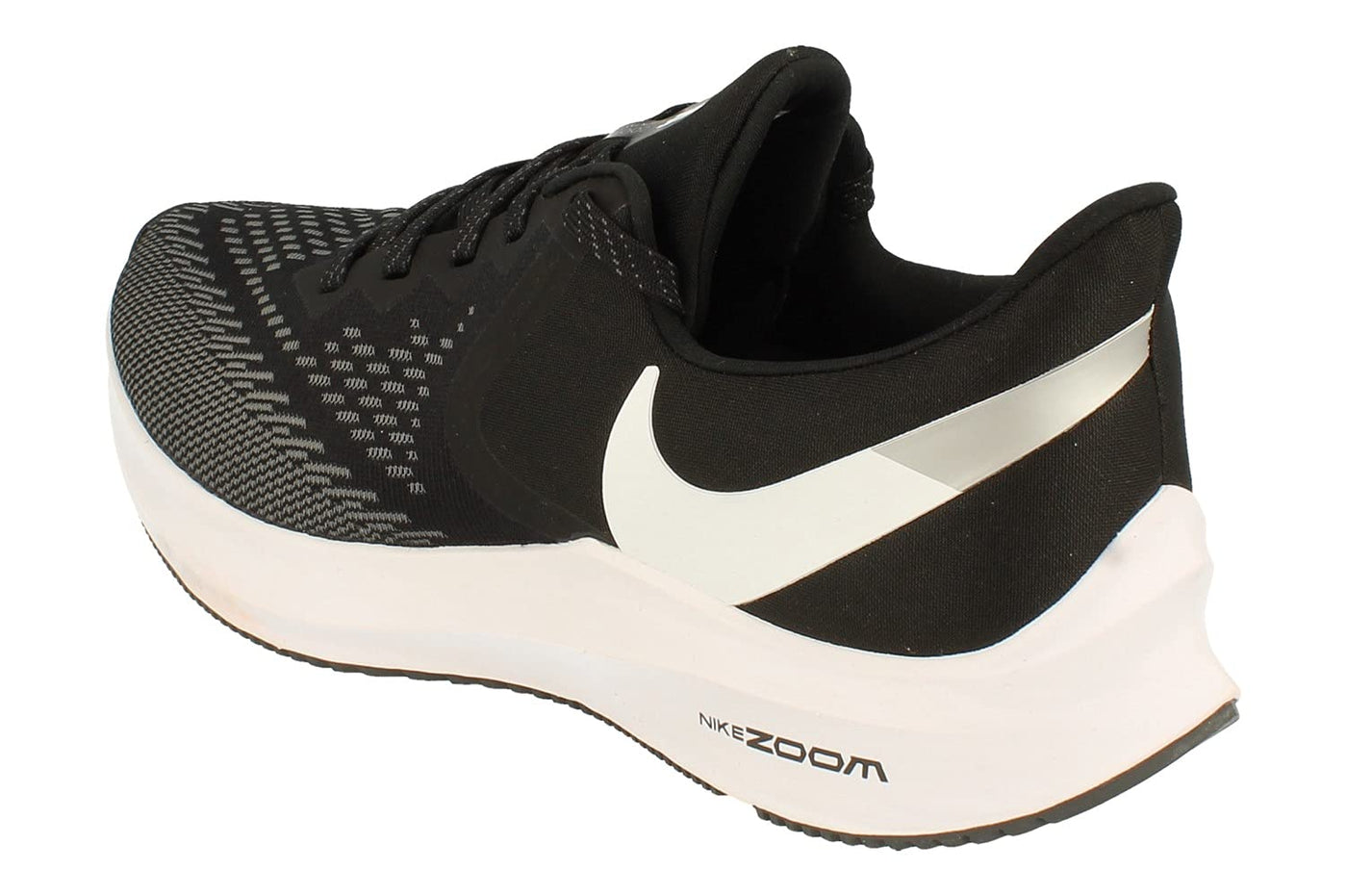 Nike Zoom Winflo Mens Running Trainers AQ7497 Sneakers Shoes (UK 7.5 US 8.5 EU 42, Black White Dark Grey 001)
