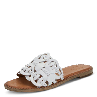 Spring Step Women's Alysia Slide Sandal White EU 37 / US 6.5-7