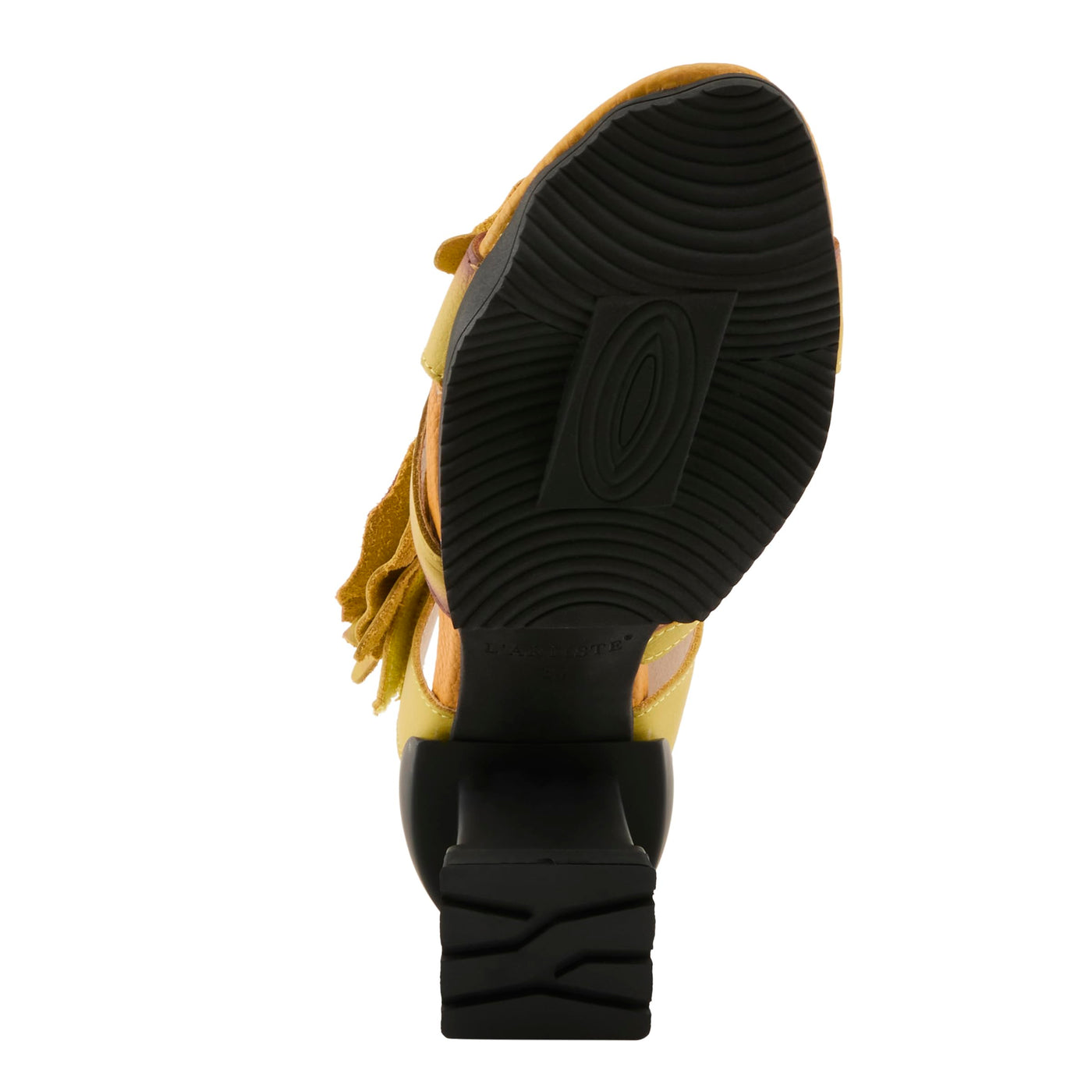 Spring Step L`Artiste Women's Shelly Ankle Strap Sandal Yellow EU 41 / US 9.5-10