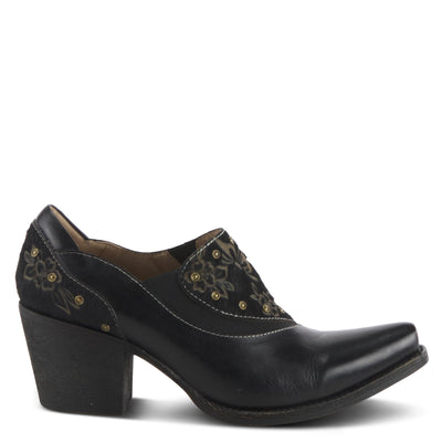 Spring Step L'Artiste Women's Empowerite Hair-On-Hide Shootie Black EU 37 / US 6.5-7