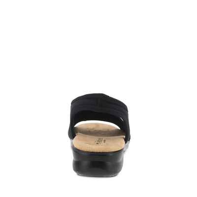 Spring Step Women's Nyaman Sandal, Black, 5.5-6