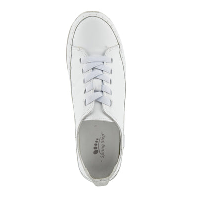 Spring Step Women's Abeck Sneaker, White, 5.5-6