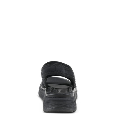 Flexus Women's Mallo Slingback Sandal Black EU 36 / US 5.5-6