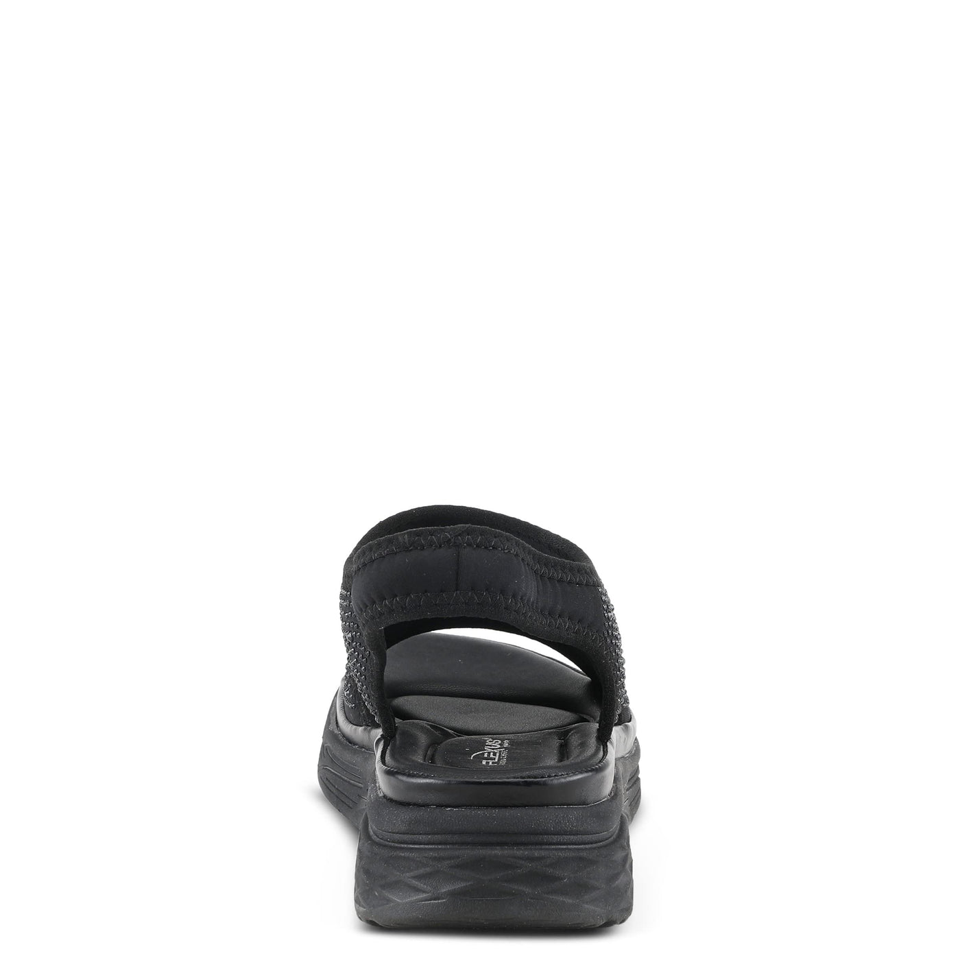 Flexus Women's Mallo Slingback Sandal Black EU 39 / US 8.5
