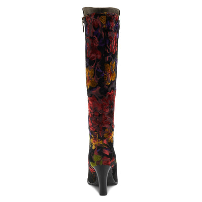L'Artiste by Spring Step Women's Royals Fashion Boot, Black Multi, 9