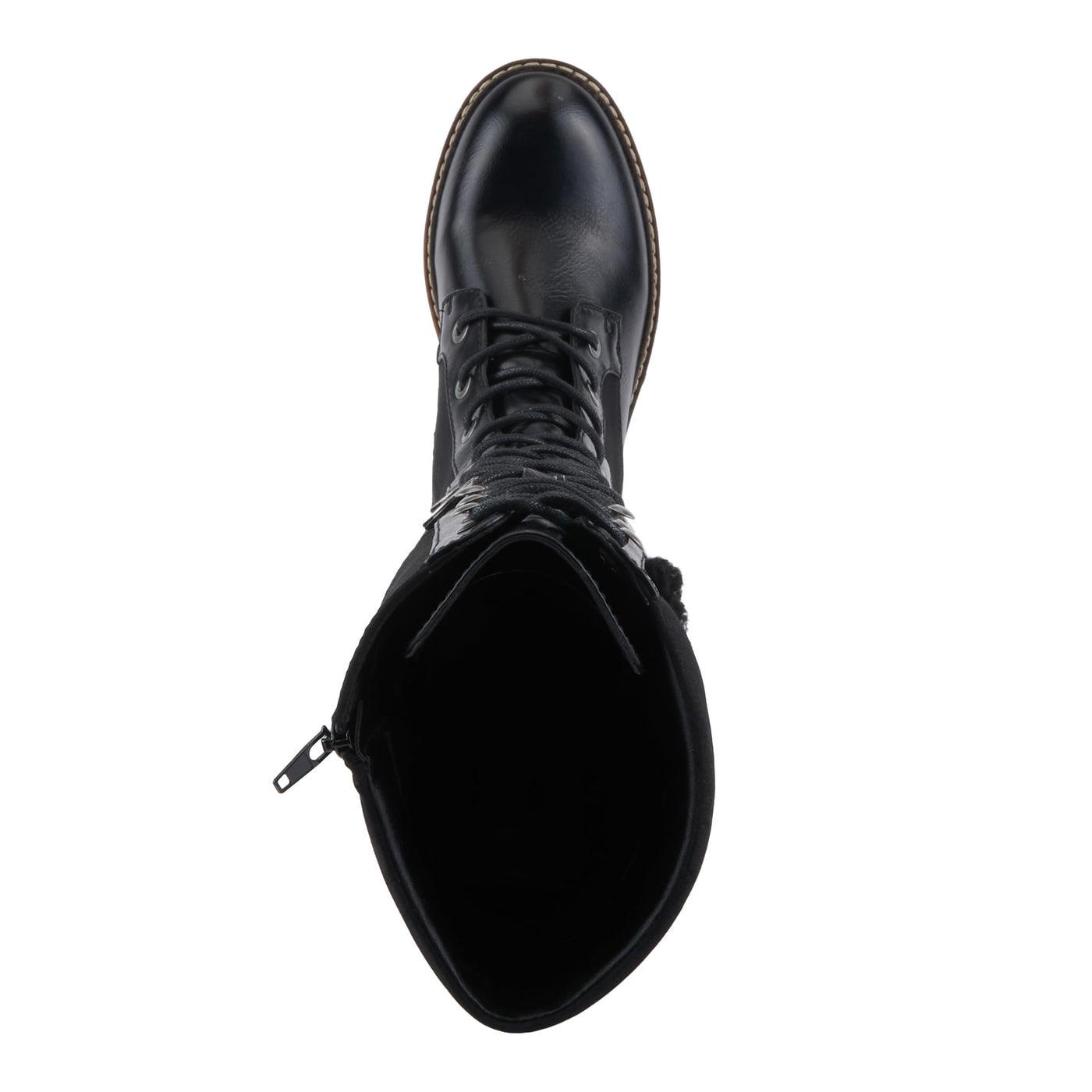 PATRIZIA Women's ALGERON Tall Boots with Sleek Design, Decorative Details, and Comfortable Fit Black EU 42 / US 10.5-11