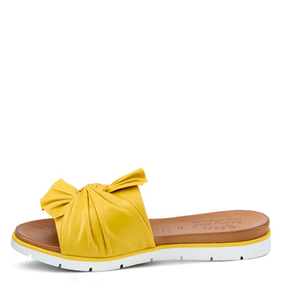 Spring Step Women's Lavona Sandal, Yellow, 7.5-8