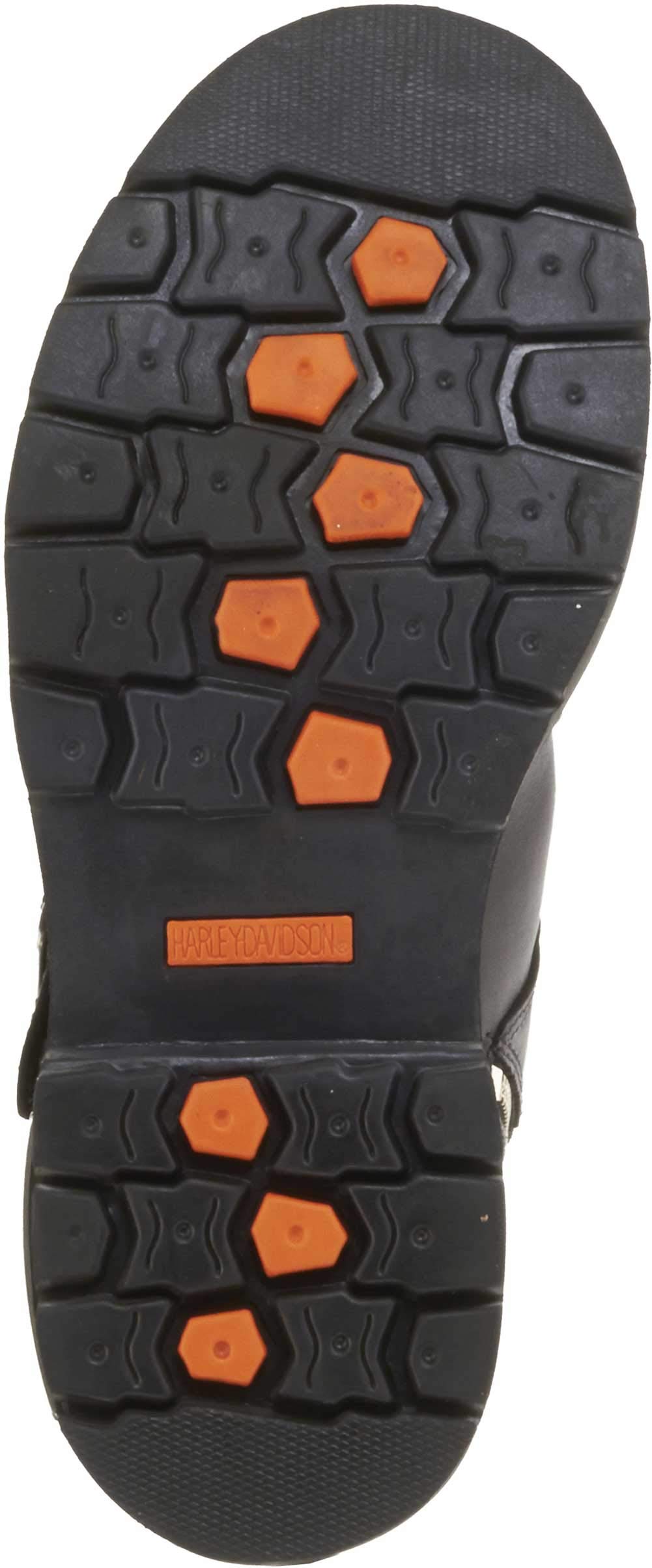 Harley-Davidson Men's Brake Buckle Leather, Black, 7