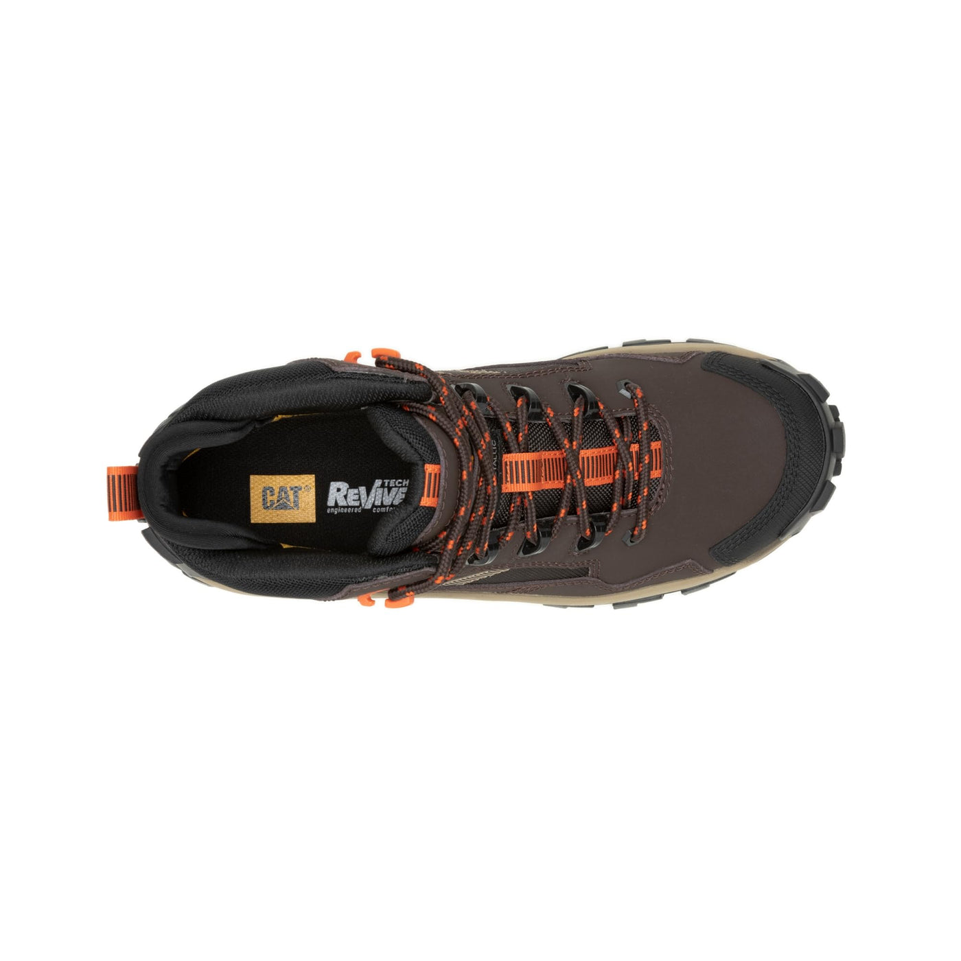 Cat Footwear P9166320107.0M Invader Mid Vent Ct - Coffee Bean 07.0M
