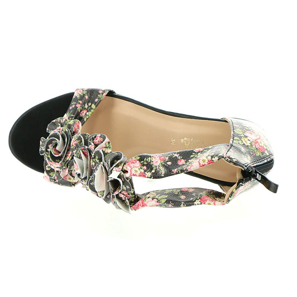 PATRIZIA Women's Quinteel-Flw Black Multi EU 37 / US 6.5-7
