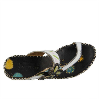 Spring Step L`Artiste Women's Santorini Slide Sandal White EU 35 / US 5
