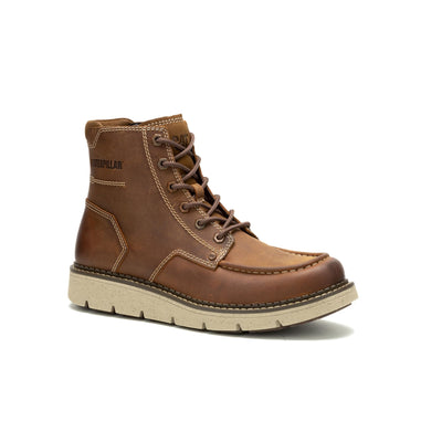 CAT Footwear Covert Fashion Boot, Mens Leather Brown, 7