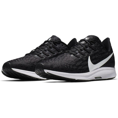 Nike Men's Air Zoom Pegasus 36 Running Shoes (Black/White-Thunder Grey, 10.5)