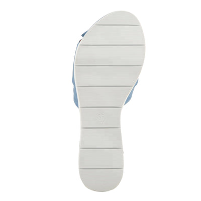 Spring Step Women's Lavona Sandal, Blue, 9.5-10