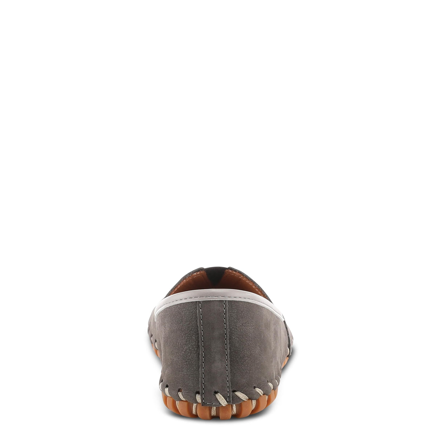 Spring Step Kathaleta Shoes for Women - Ladies Slip-On Shoes with Rubber Outsole - Comfortable Leather Shoes for Womens - Grey EU 39 / US 8.5