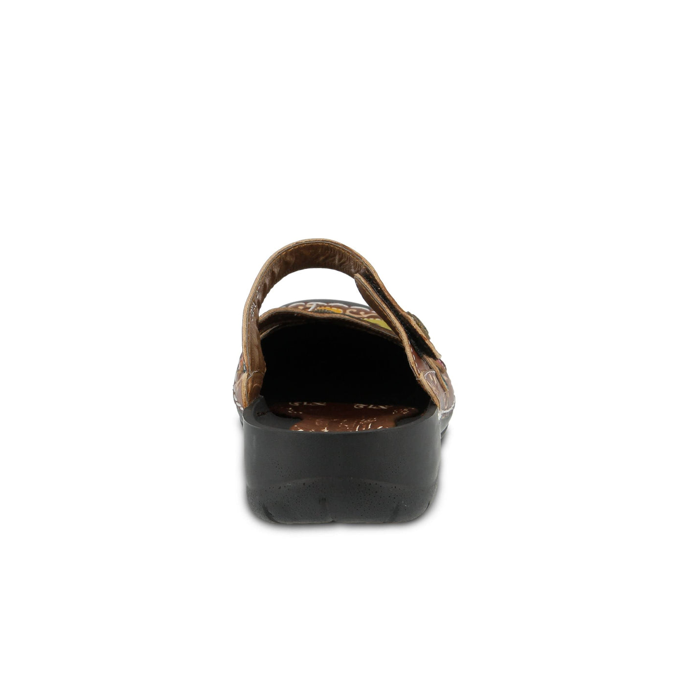 L'artiste by Spring Step Women's Copa Flat Sandal, Brown/Multi, 39 EU/8.5 M US