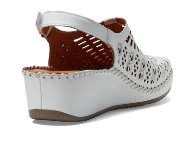 Spring Step Women's Bohemianish Wedge Sandal White EU 41 / US 9.5-10