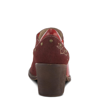 Spring Step L'Artiste Women's Empowerite Hair-On-Hide Shootie Red EU 37 / US 6.5-7