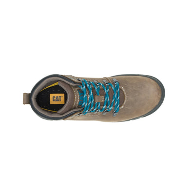 CAT Footwear Women's Mae Waterproof Construction Boot, Bay Leaf, 6.5