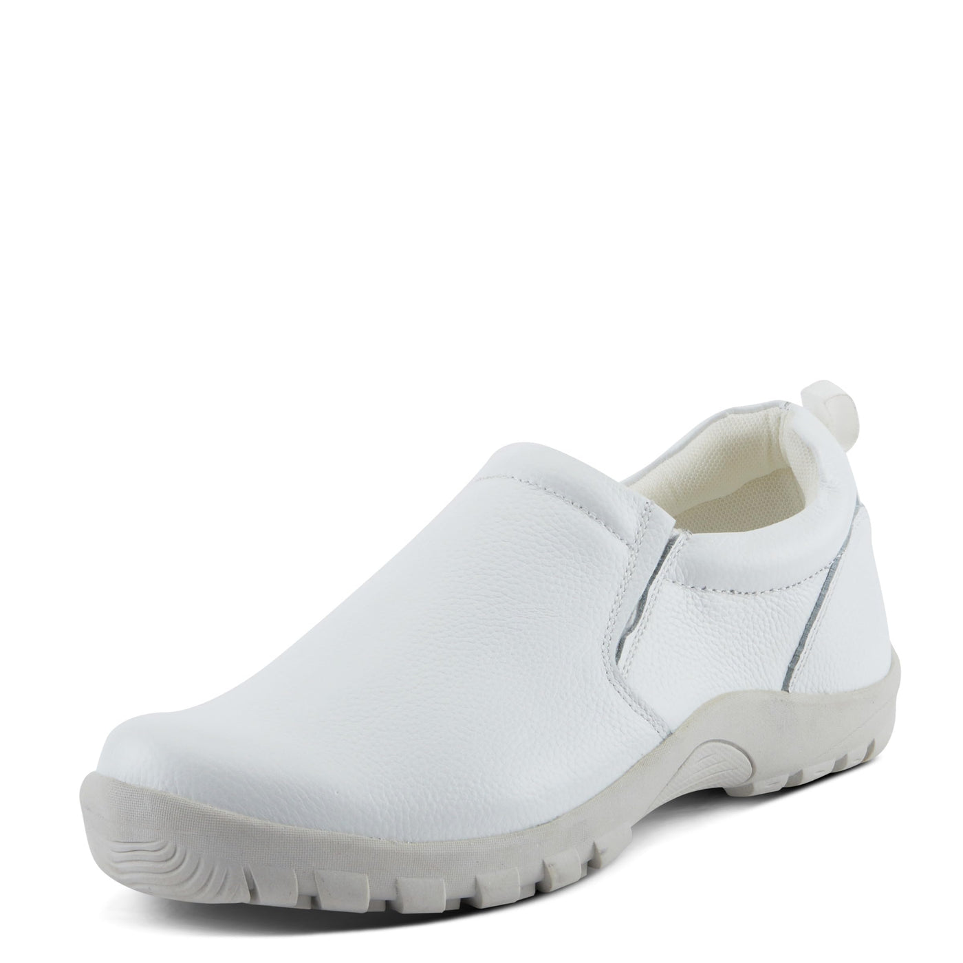 Spring Step Men's Beckham Uniform Dress Shoe, White, 8-8.5