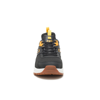 Caterpillar Streamline Runner Carbon Composite Toe Work Shoe Men Black/Cat Yellow