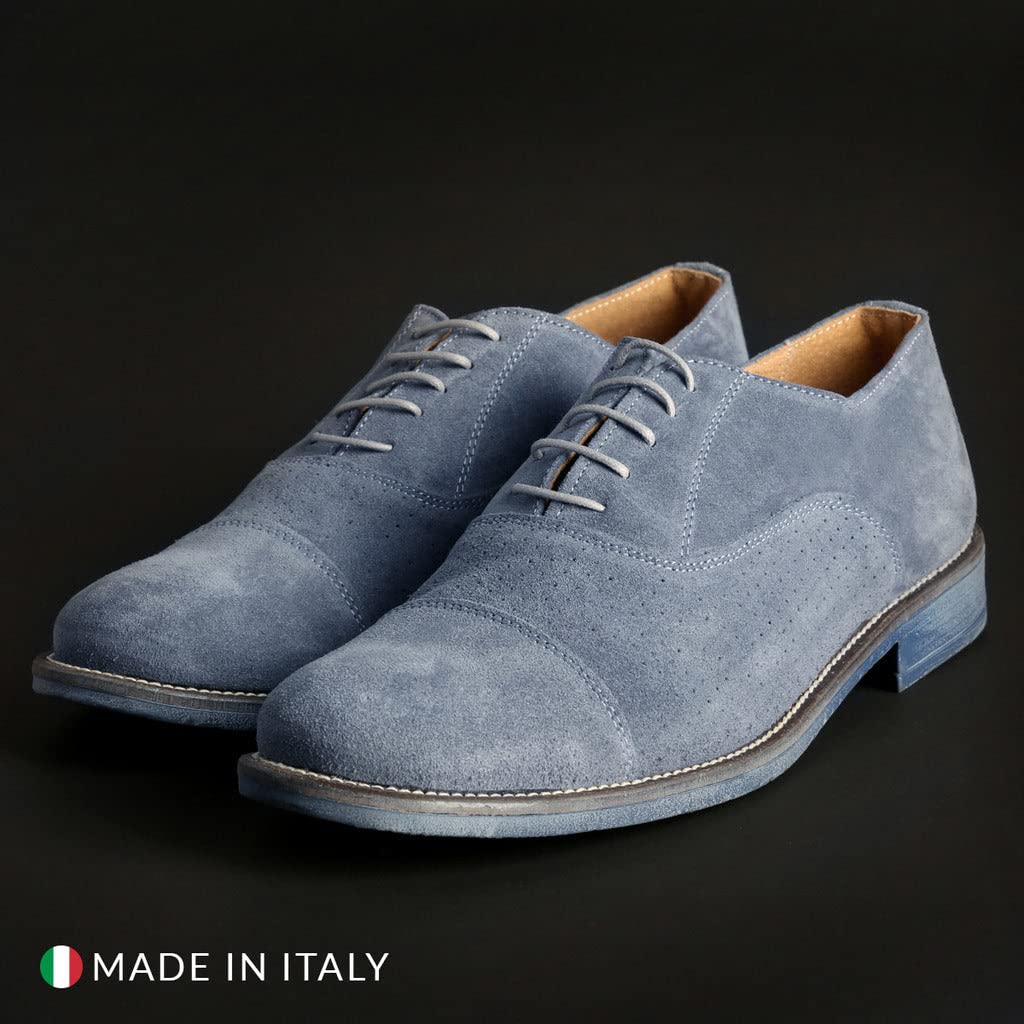 Duca Di Morrone 1003_CAMOSCIOBUCATO LACE-UP Shoes