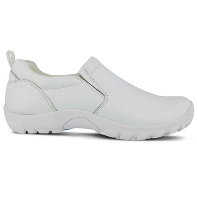 Spring Step Men's Beckham Uniform Dress Shoe, White, 8-8.5