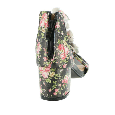 PATRIZIA Women's Quinteel-Flw Black Multi EU 39 / US 8.5