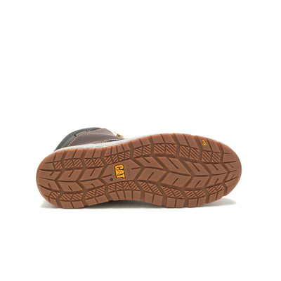 CAT Footwear Men's Waterproof Construction Boot, Impact Wp Friar Brown, 9.5 Wide