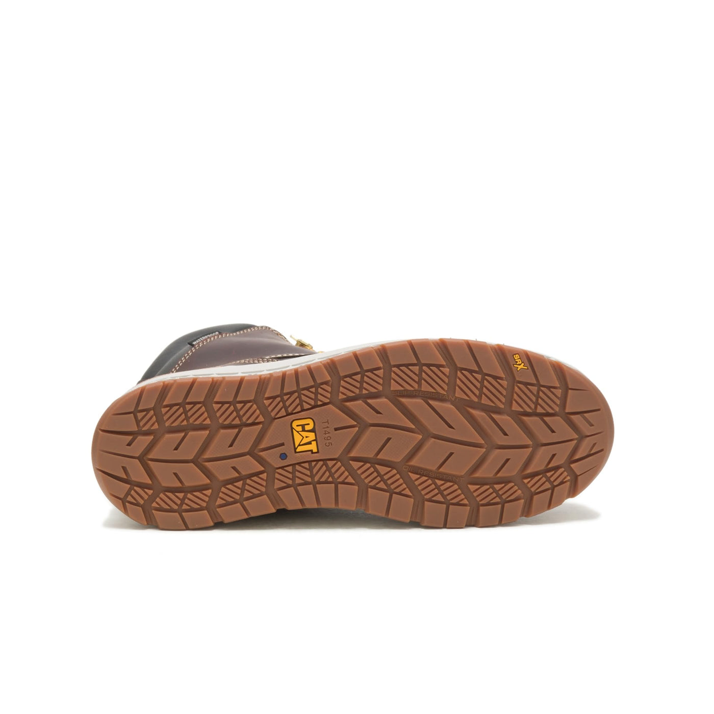 CAT Footwear Men's Waterproof Construction Boot, Impact Wp Friar Brown, 8