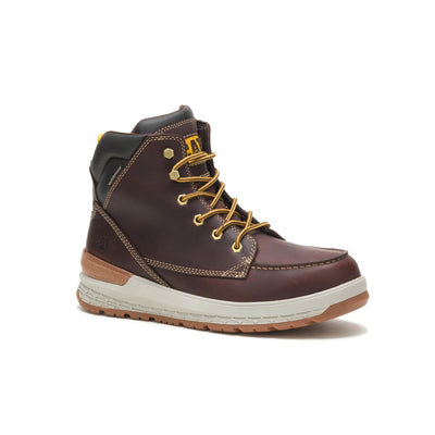 CAT Footwear Men's Waterproof Construction Boot, Impact Wp Friar Brown, 13 Wide
