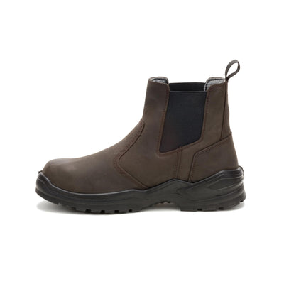 CAT Men's Striver Chelsea Steel Toe Waterproof Industrial Boot