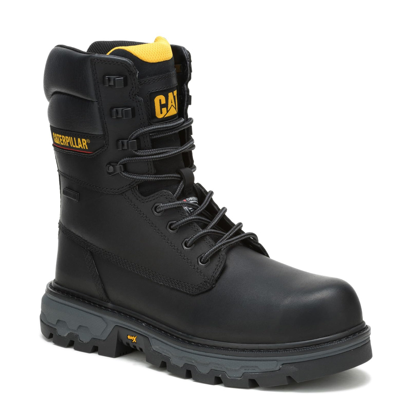 Caterpillar Men's Colorado Equip 8" Waterproof Composite Toe Ankle Boot, Black, 9.5