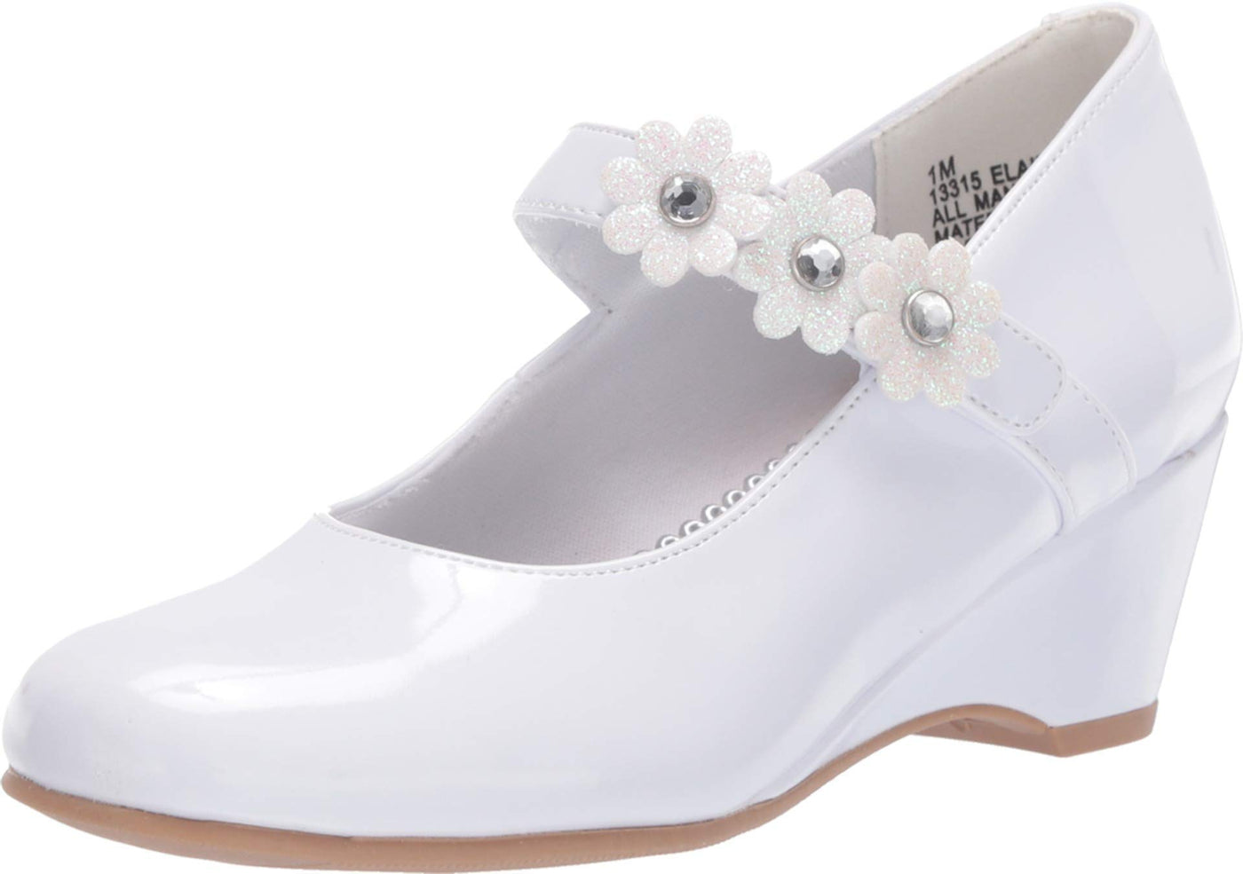 Rachel Kids Girl's Elaine (Little Kid/Big Kid) White Patent 13 Little Kid