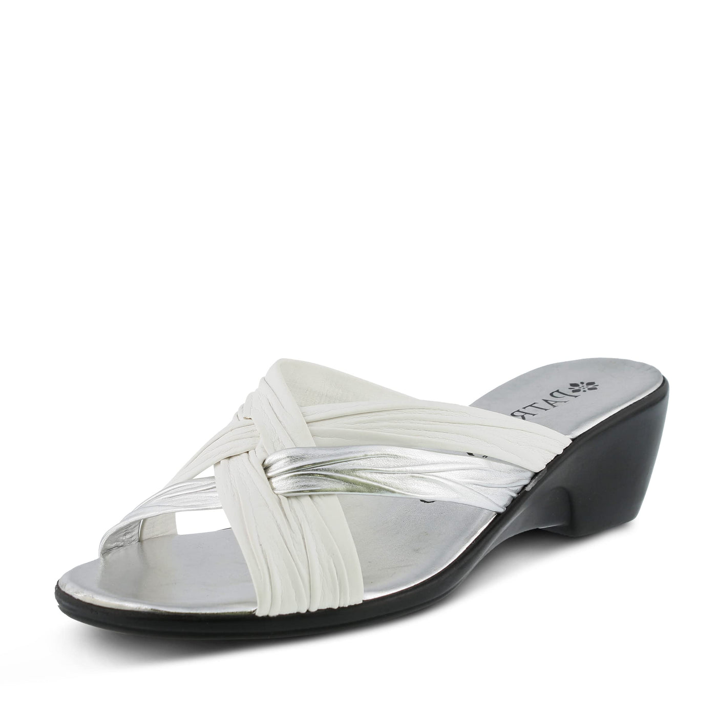 PATRIZIA Women's Apricot Slide Wedge Sandal White EU 39/8.5