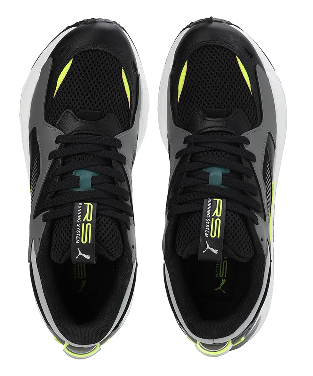 PUMA Unisex Sneaker, Black, 11.5 US Men