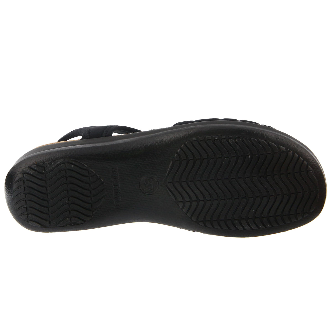 Spring Step Women's Nyaman Sandal, Black, 8.5