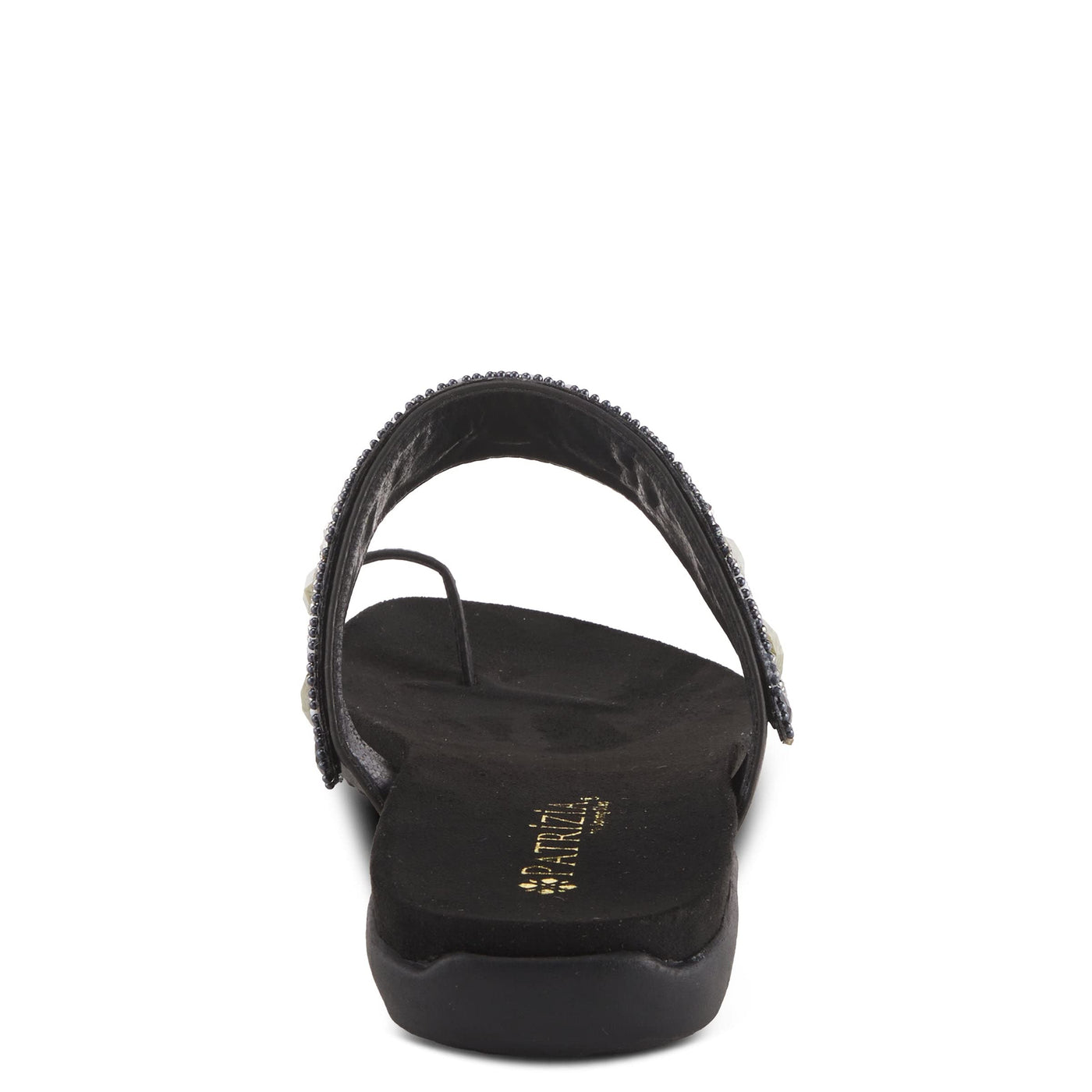 PATRIZIA Women's Amalfi Slide Sandal Black EU 38 / US 7.5-8