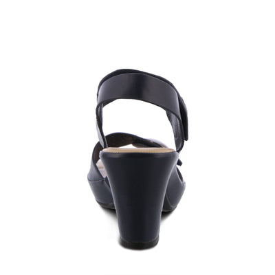 PATRIZIA Spring Step Dade Sandals for Women - Ladies Casual Platform Sandal with Hook and Loop - Slip-On Womens Sandals for Any Event - Navy EU 39 / US 8.5