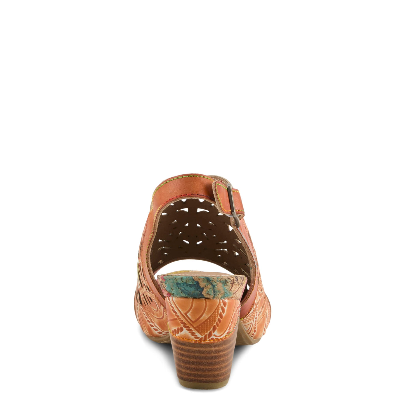 L'Artiste by Spring Step Women's Eclipsing Pump, Orange Multi, 8.5