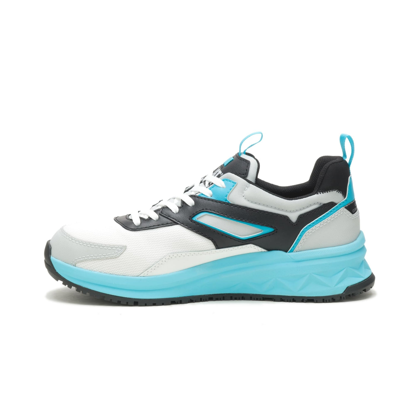 Caterpillar Streamline Runner Carbon Composite Toe Work Shoe Men Bright White/Blue