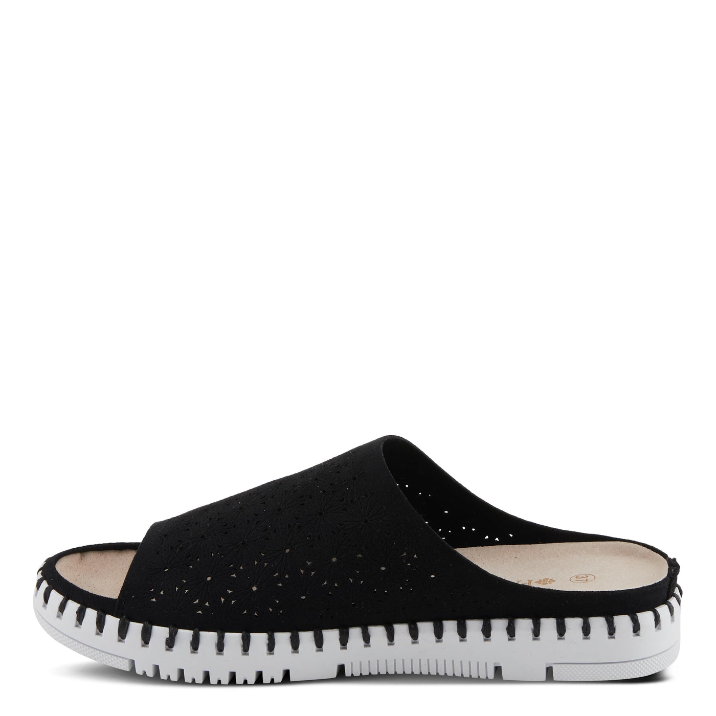 PATRIZIA Women's CANOPY Slide Flat Sandals Black EU 41 / US 9.5-10