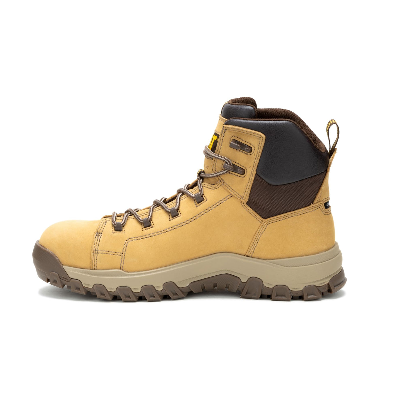 Cat Footwear Men's Work Construction Boot, Honey Reset, 8 Wide