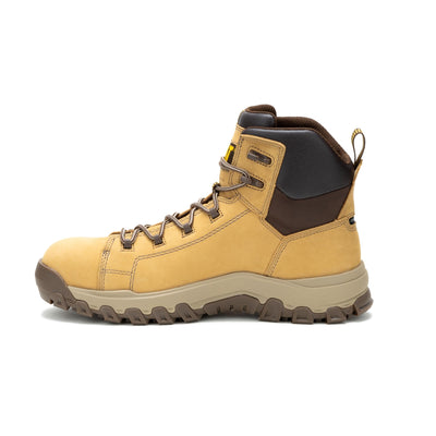 Cat Footwear Men's Work Construction Boot, Honey Reset, 8.5