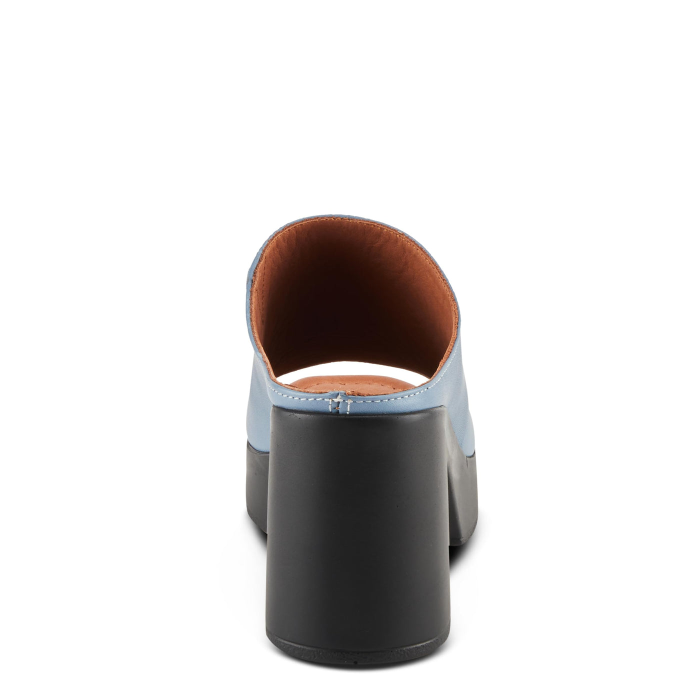 Spring Step NIKAYON Women's Blocked Heeled Mules with Genuine Leather Upper